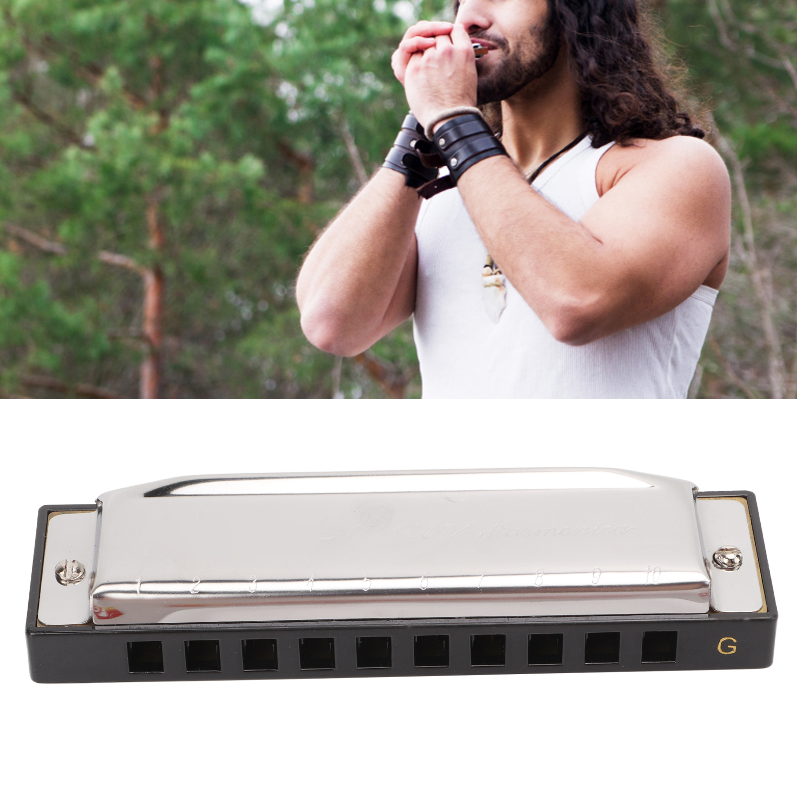 Harmonica 10 Hole - G Key Harmonica 10 Hole 20