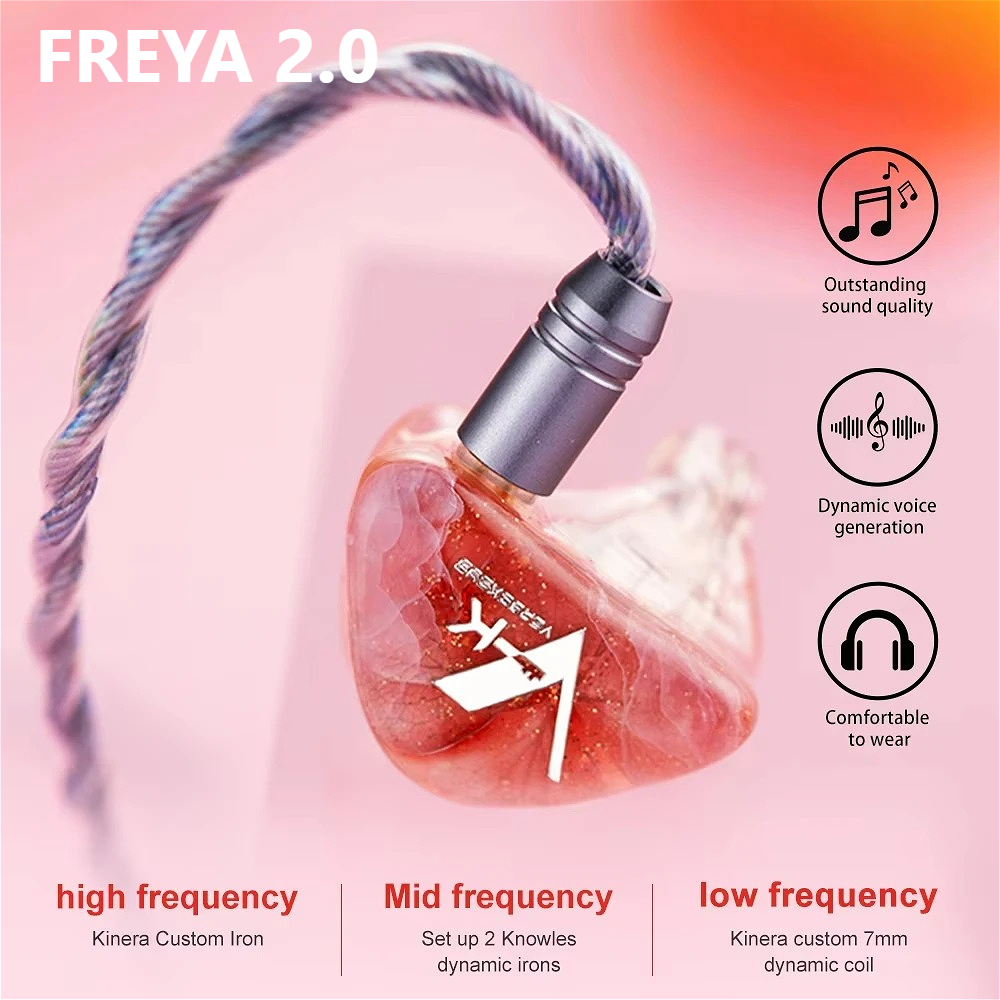 Audio Music Game - Kinera Freya 2.0 1DD+3 Knowles BA