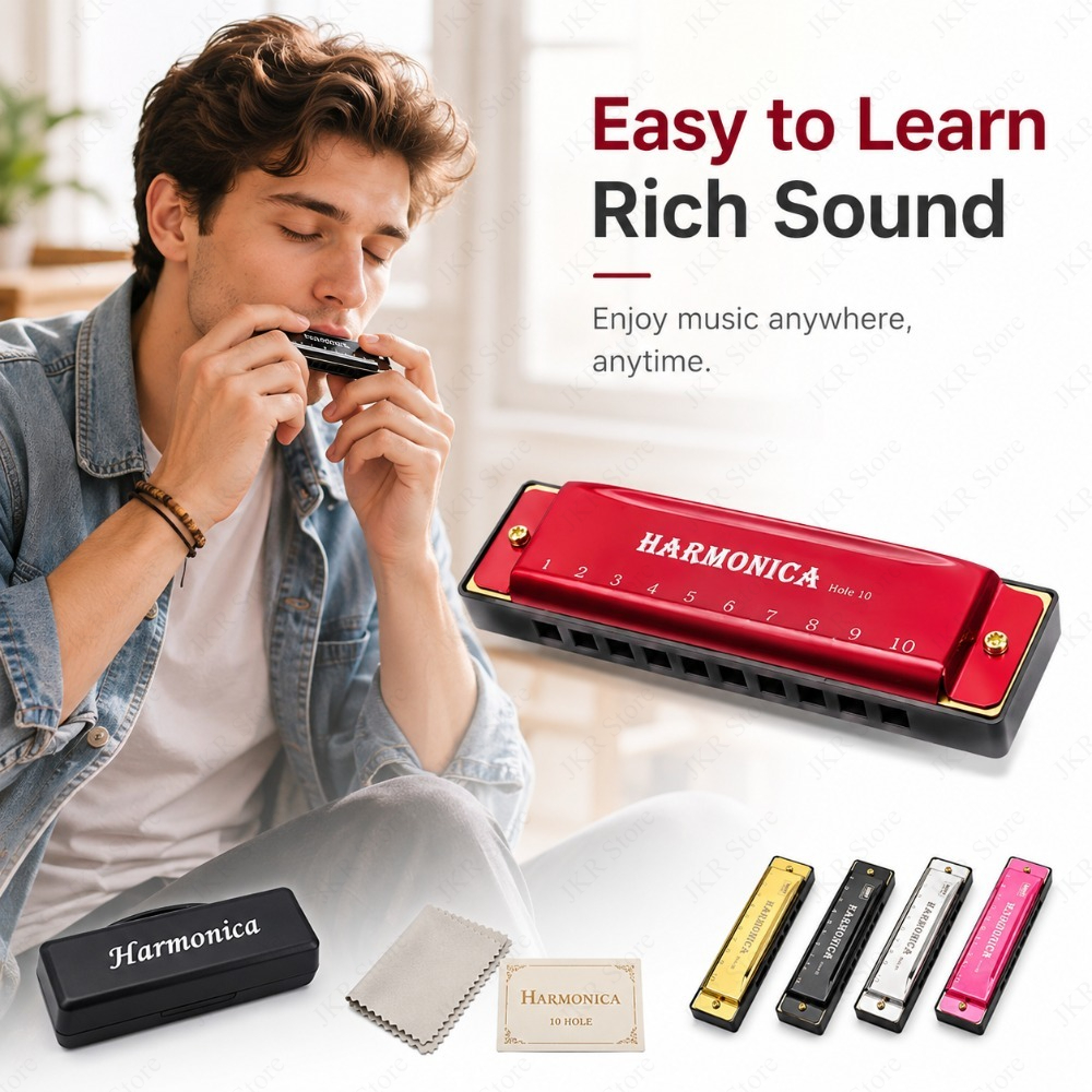 Student 10 Hole Harmonica Key  - Harmonica 10 Hole incelemesi ve fiyatı
