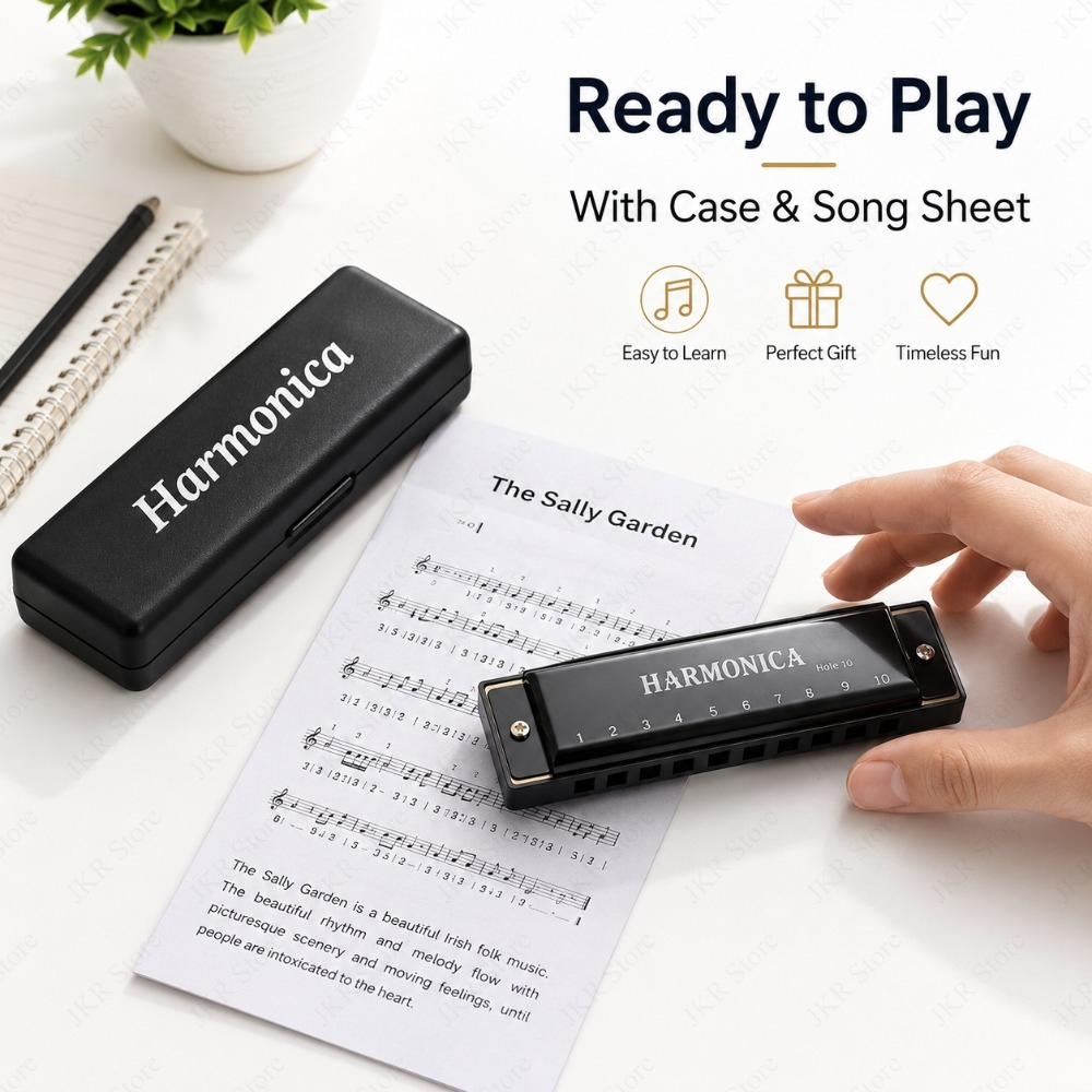 Student 10 Hole Harmonica Key  - Harmonica 10 Hole incelemesi ve fiyatı