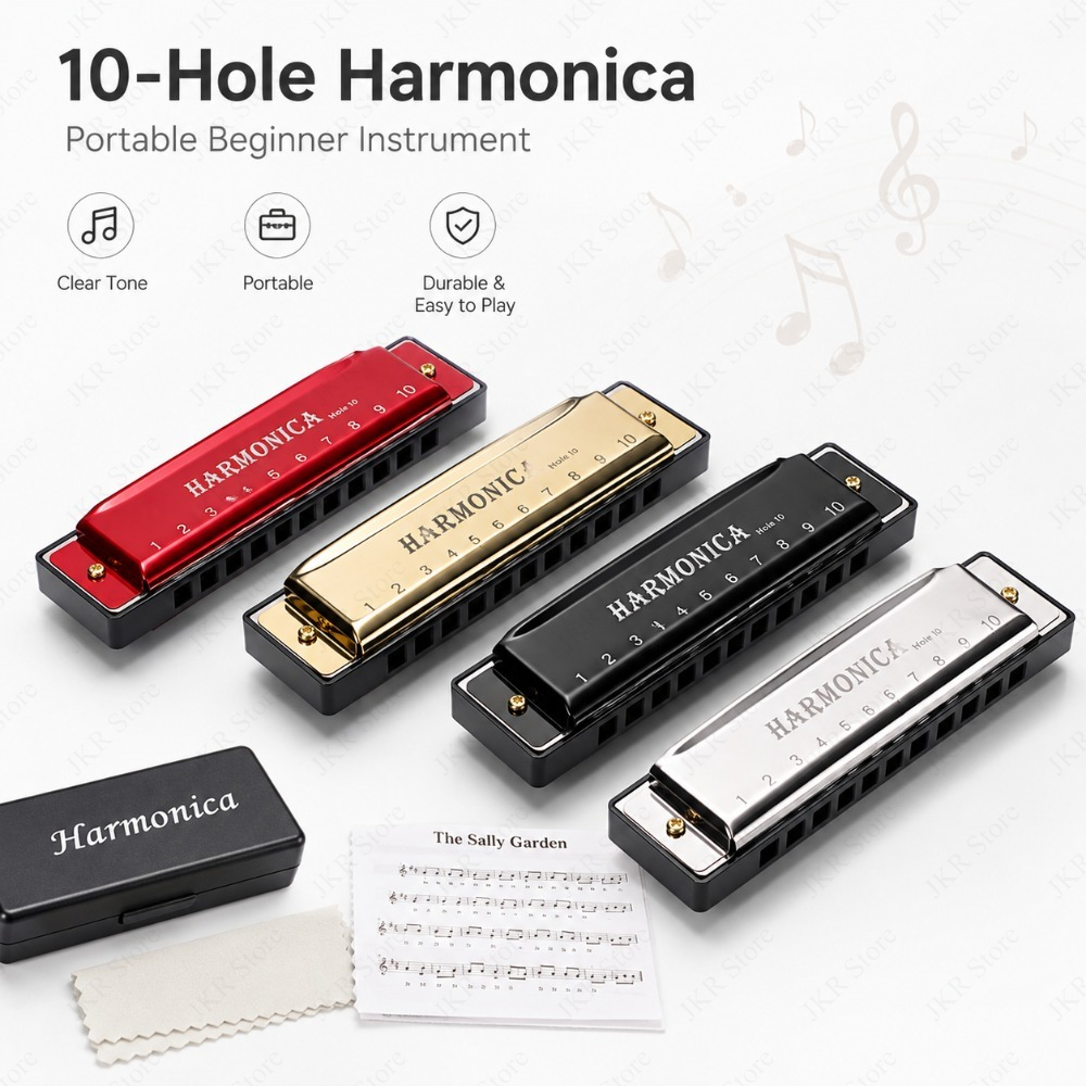 Student 10 Hole Harmonica Key  - Harmonica 10 Hole incelemesi ve fiyatı