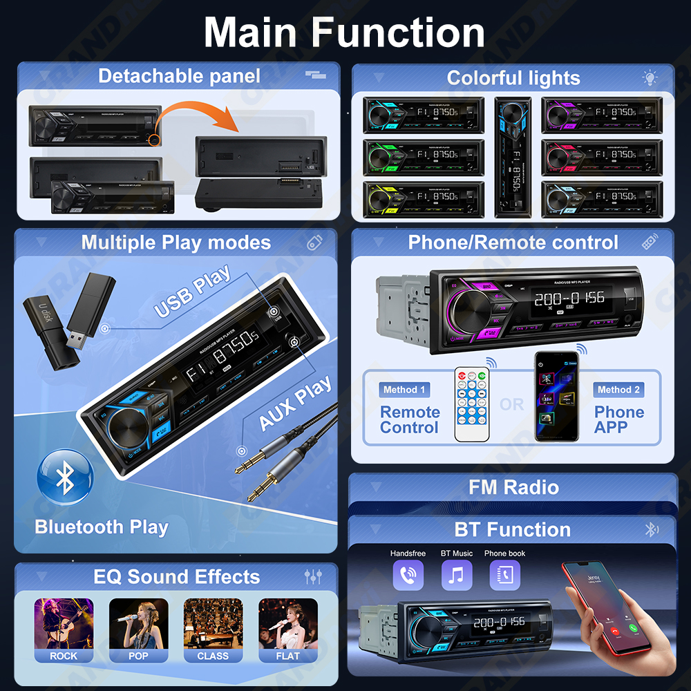 Car Radio 1din MP3 Player Digi - Audio Universal Music incelemesi ve fiyatı
