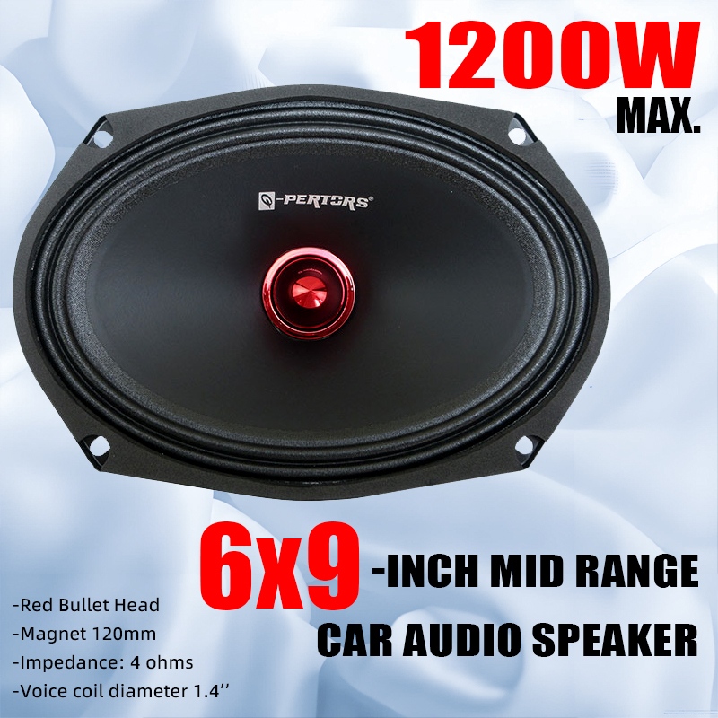 1PC 6x9 Inch Car Speakers 1200 - Audio Universal Music incelemesi ve fiyatı