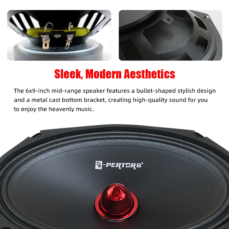 1PC 6x9 Inch Car Speakers 1200 - Audio Universal Music incelemesi ve fiyatı