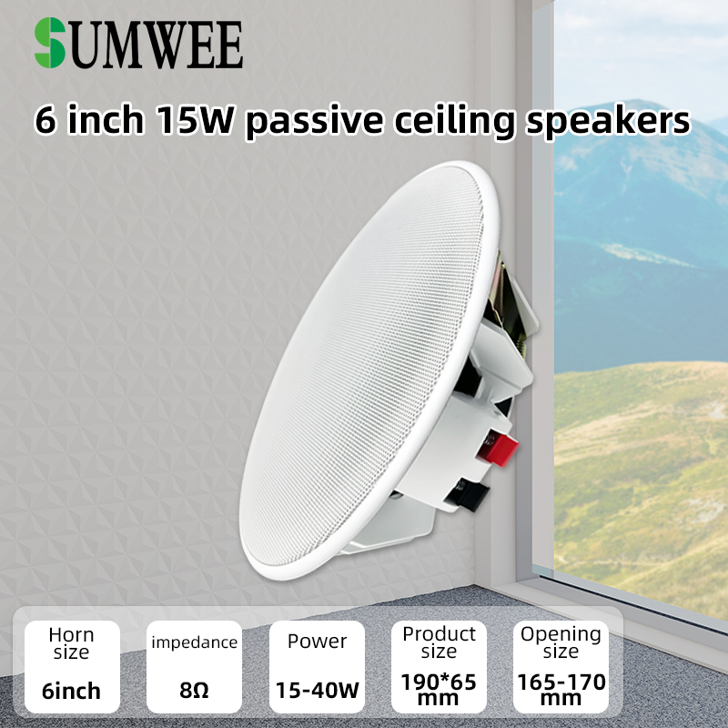 6 Inch 8ohm Ceiling Speaker Fu - Audio Music System For Home incelemesi ve fiyatı