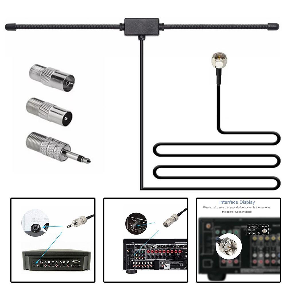 FM Radio Antenna FM Dipole Ant - Audio Music System For Home incelemesi ve fiyatı
