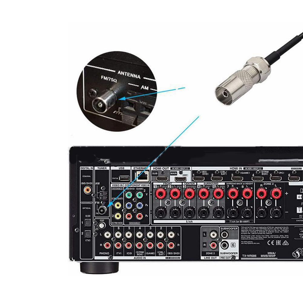 FM Radio Antenna FM Dipole Ant - Audio Music System For Home incelemesi ve fiyatı