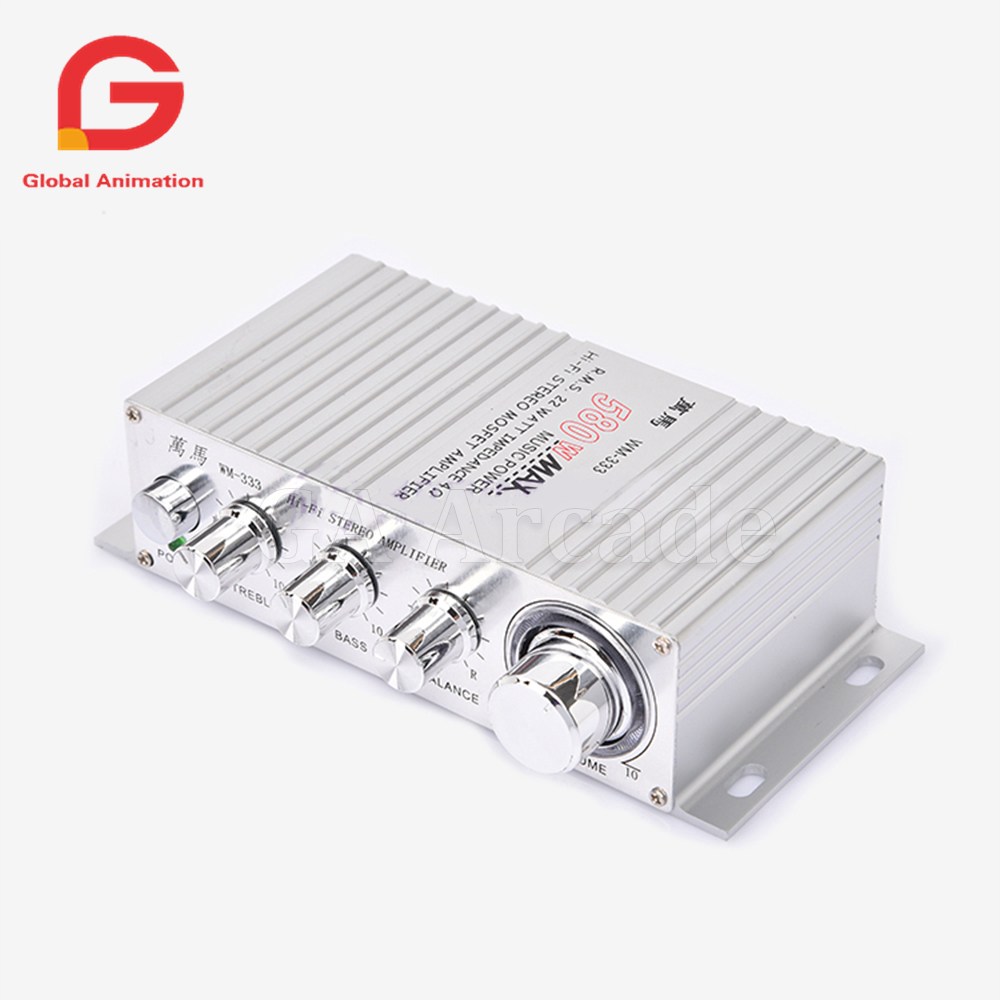 WM-333 12V 580W 4 Ohm Hi-Fi Au - Audio Music Game incelemesi ve fiyatı