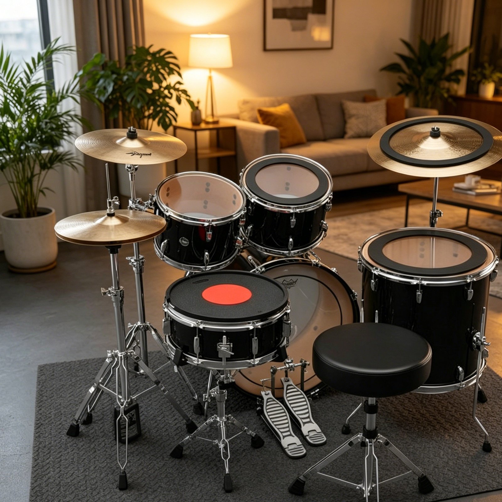 Rubber Drum and Cymbal Mutes N - Drum Practice Pad incelemesi ve fiyatı