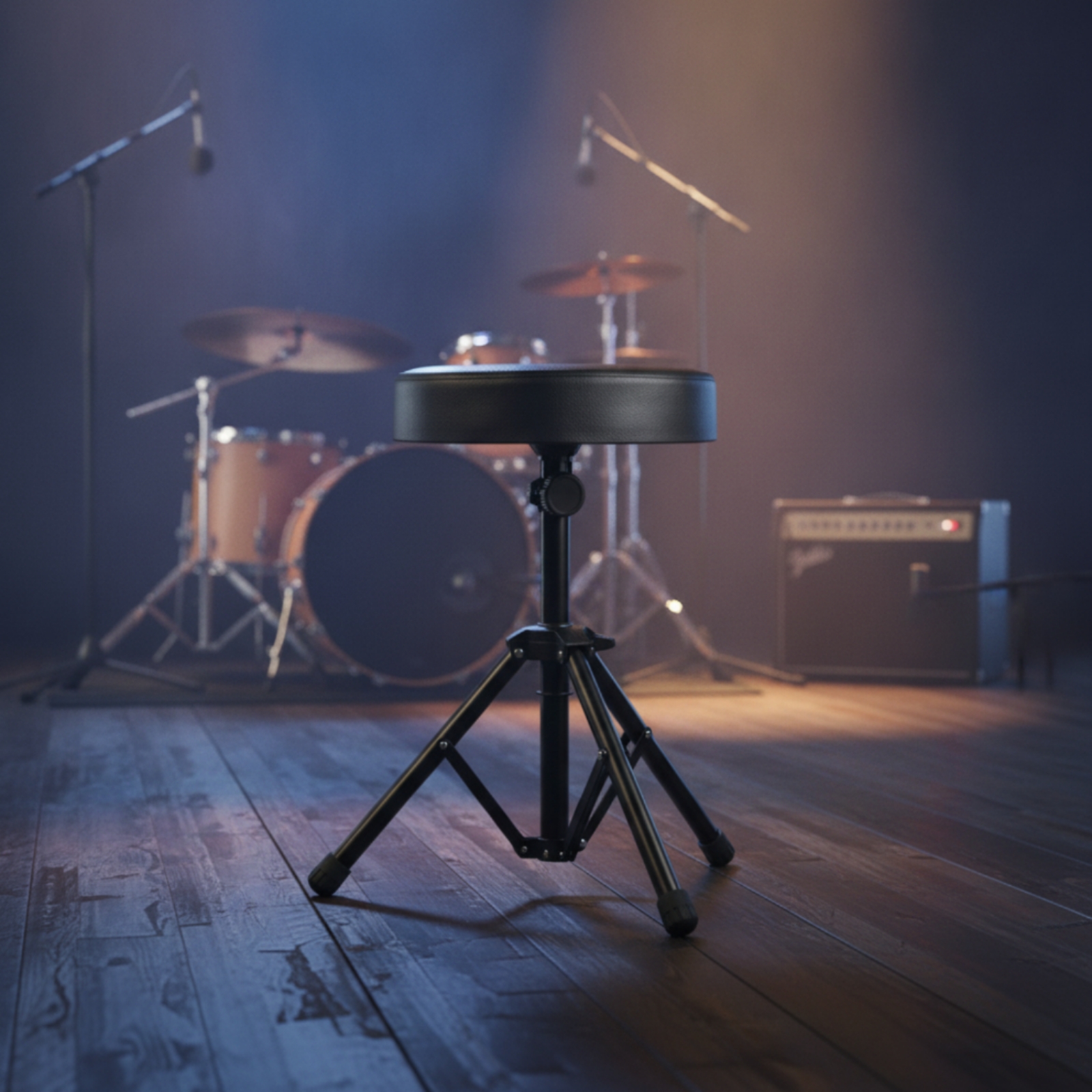 Drum Stool with Padded Seat He - Drum Practice Pad incelemesi ve fiyatı