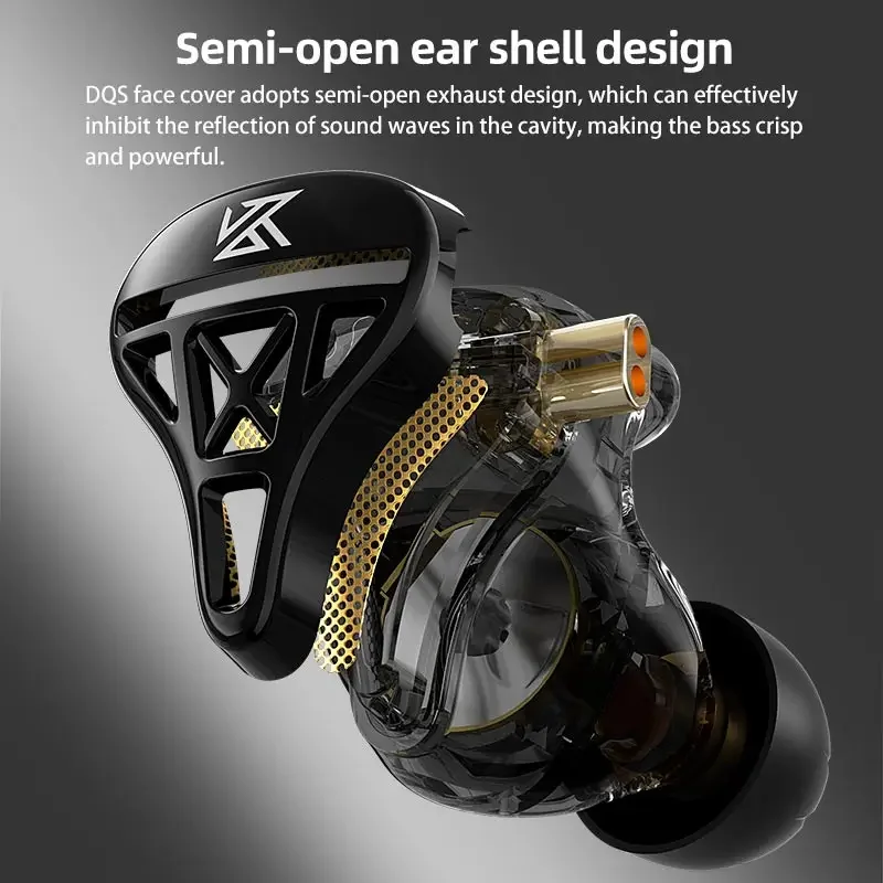 KZ DQS 1DD HiFi IEM Headphones - Audio Music Game incelemesi ve fiyatı