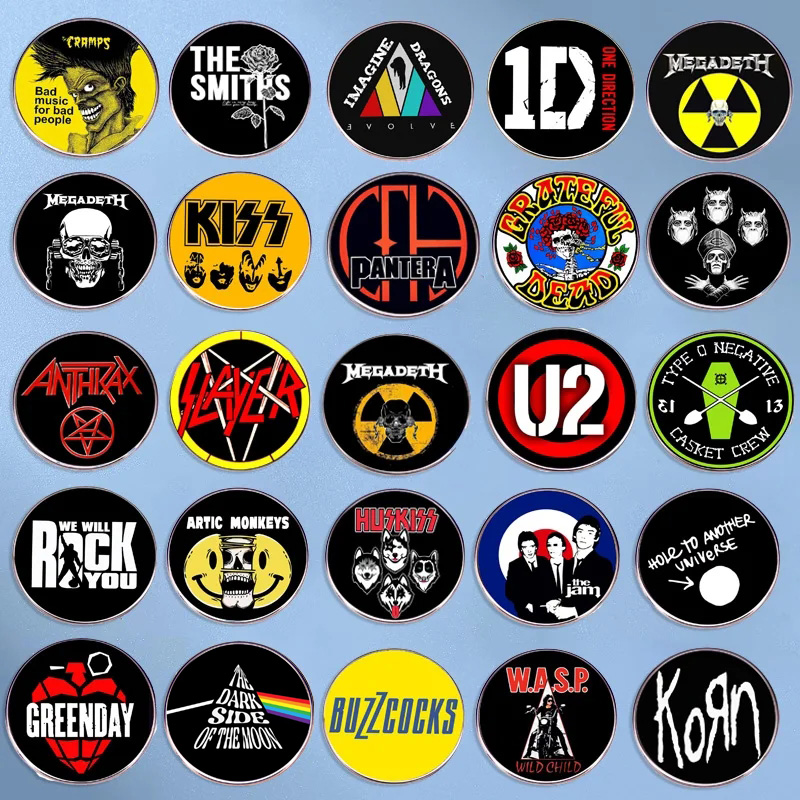 Pop Rock Band Pin Punk Music B - Audio Music Lollipop incelemesi ve fiyatı
