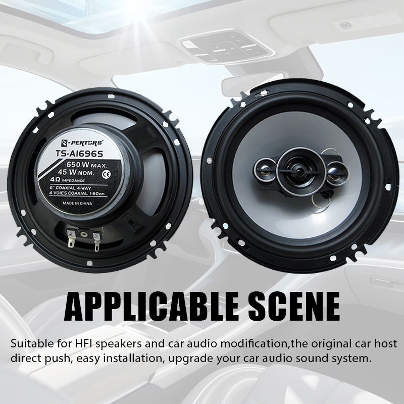 2PCS 6 Inch HiFi Coaxial Subwo - Audio Universal Music incelemesi ve fiyatı