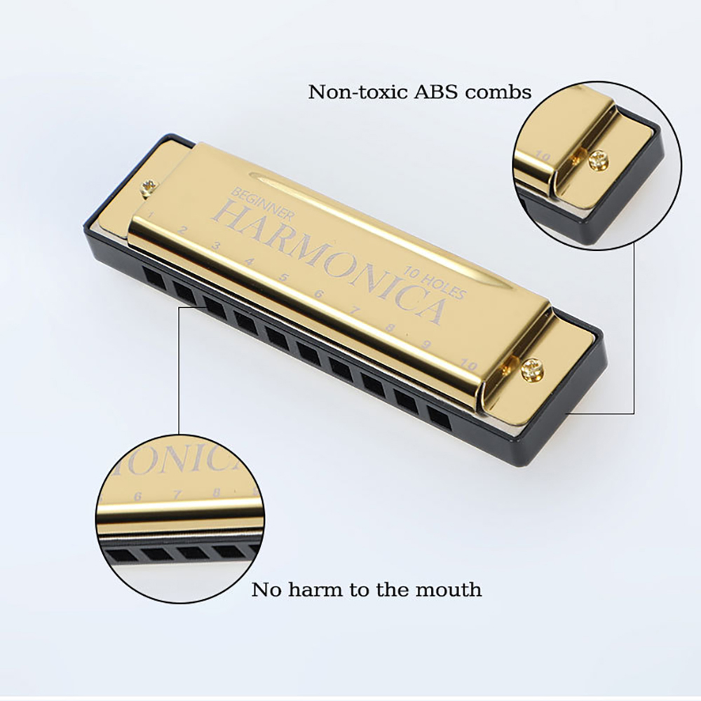 10 Hole C Harmonica Blues Harp - Harmonica 10 Hole incelemesi ve fiyatı