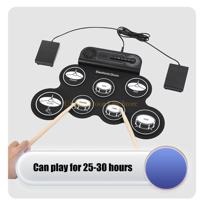 77UF Hand Roll Drum Silicone P - Drum Practice Pad incelemesi ve fiyatı