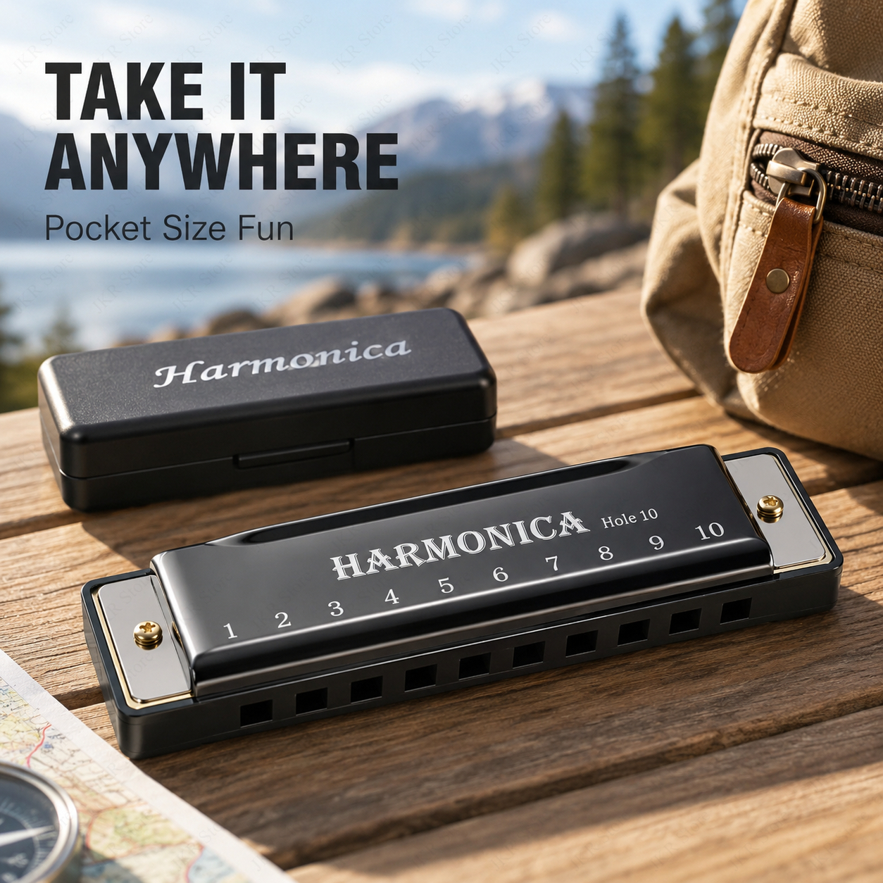 10 Hole Harmonica in C Key Dia - Harmonica 10 Hole incelemesi ve fiyatı