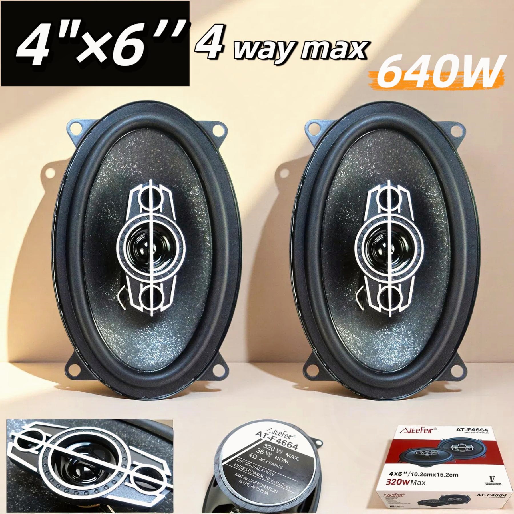 2 Pcs 4 inch 6 inch 320W 4-Way - Audio Universal Music incelemesi ve fiyatı
