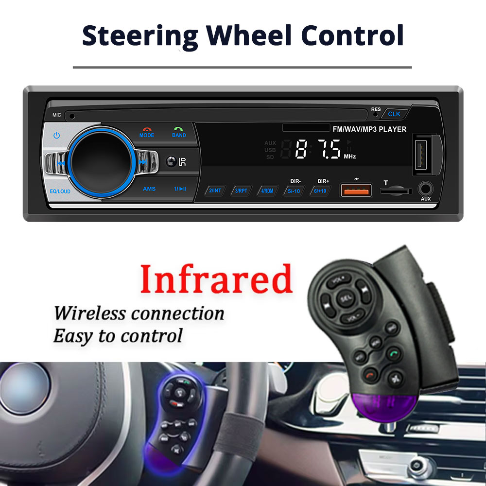 Car Radio 1Din Car MP3 Bluetoo - Audio Universal Music incelemesi ve fiyatı