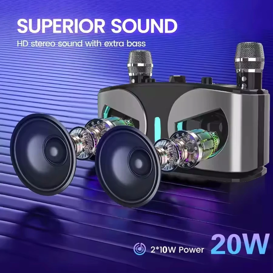 Karaoke Wireless Portable Blue - Audio Music System For Home incelemesi ve fiyatı