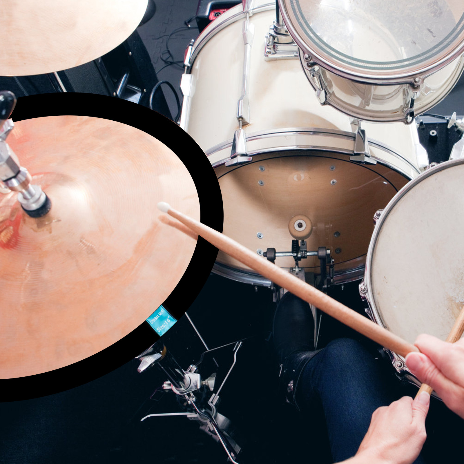 4Pcs Cymbal Mute Circles Profe - Drum Practice Pad incelemesi ve fiyatı