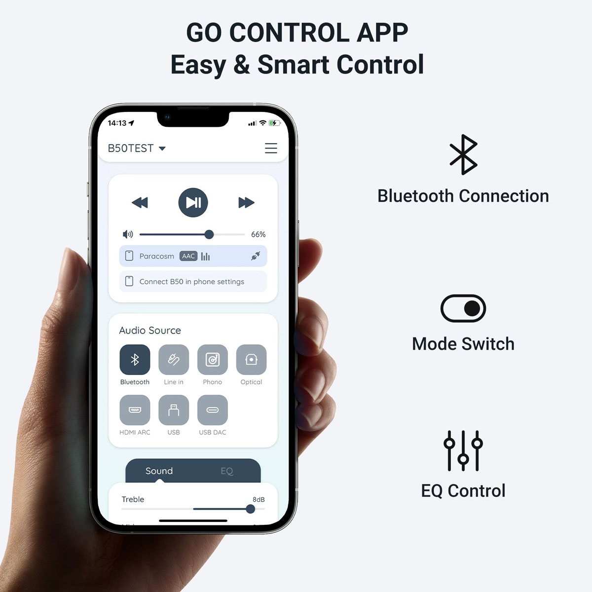 B50 Bluetooth Stereo Amplifier - Audio Music System For Home incelemesi ve fiyatı