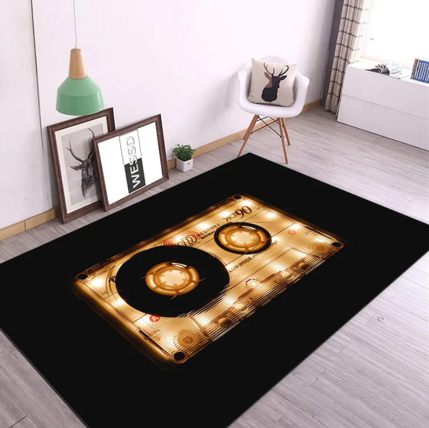 Retro Cassette Tape Rug Colorf - Audio Vibes Music incelemesi ve fiyatı