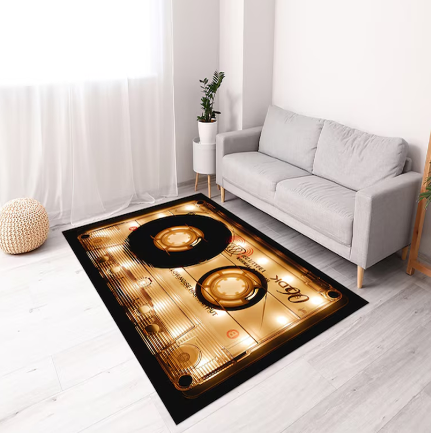 Retro Cassette Tape Rug Colorf - Audio Vibes Music incelemesi ve fiyatı